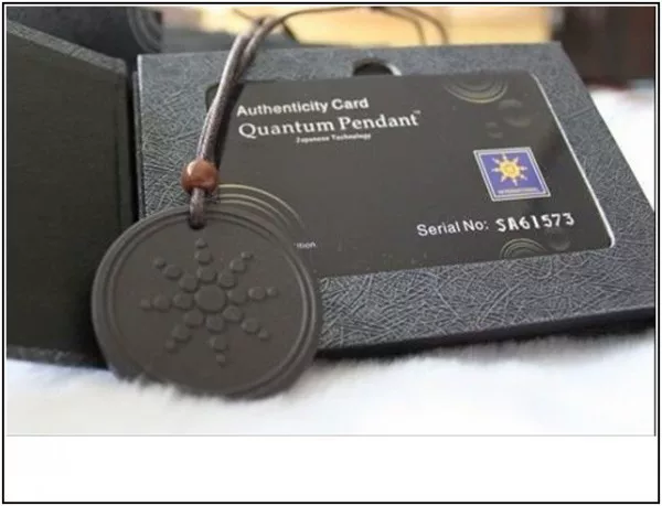 Quantum Pendant Volcanic Stone Pendant Pin Gift Coin Pendant