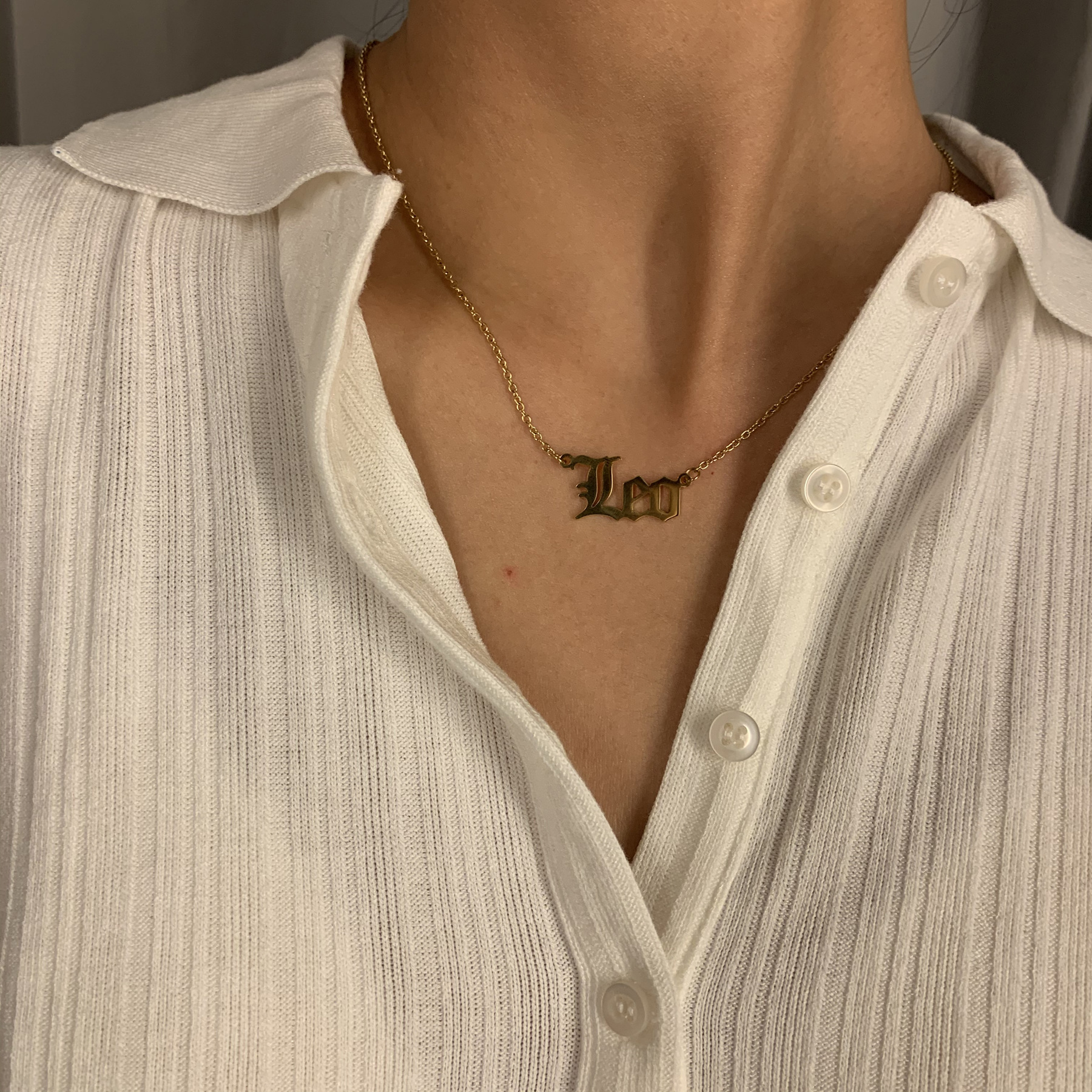 Europe Et En Amérique Croix Frontière Ornement Créative Personnalité À La Mode Femmes Douze Constellations Collier De Mode Simple Clavicule Collier En Acier Inoxydable display picture 37