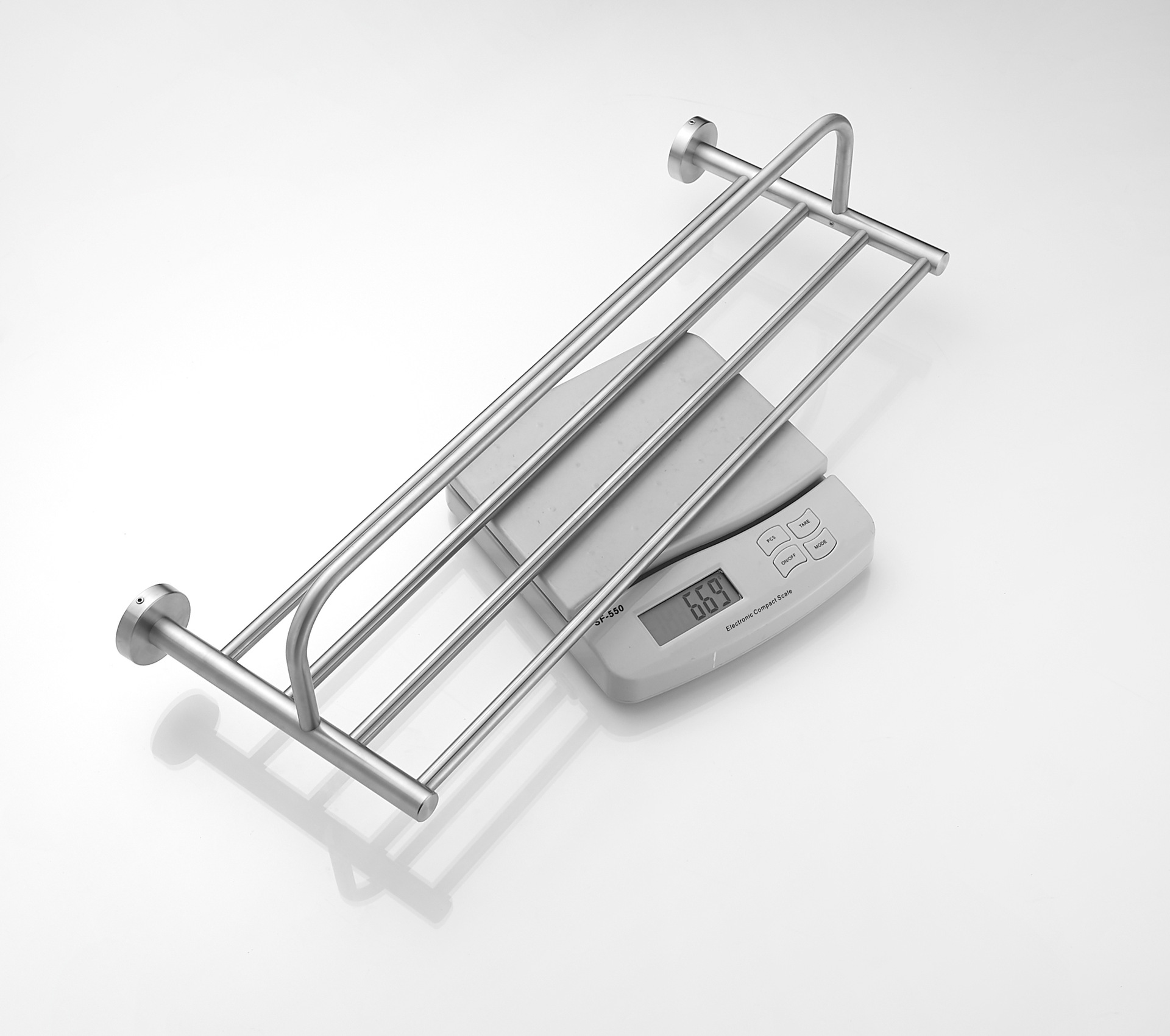 毛巾架不锈钢卫生间毛巾杆双杆304不锈钢毛巾架置物架 浴室毛巾杆undefined