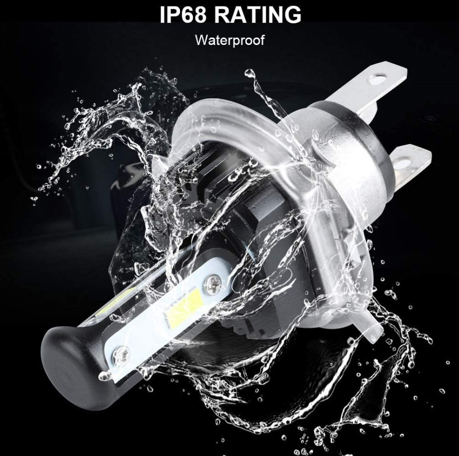 Nuevo faro LED transfronterizo de motocicleta H4 CSP faro LED diseño integrado de faro de automóvil