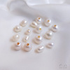 Organic round beads from pearl, jewelry, accessory