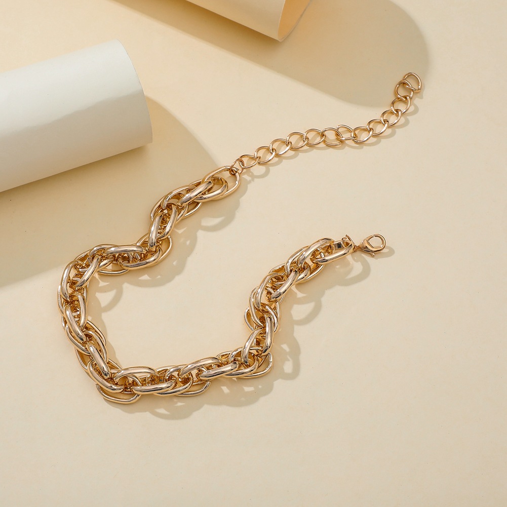 Fashion U Shape Iron Plating Unisex Necklace 1 Piece