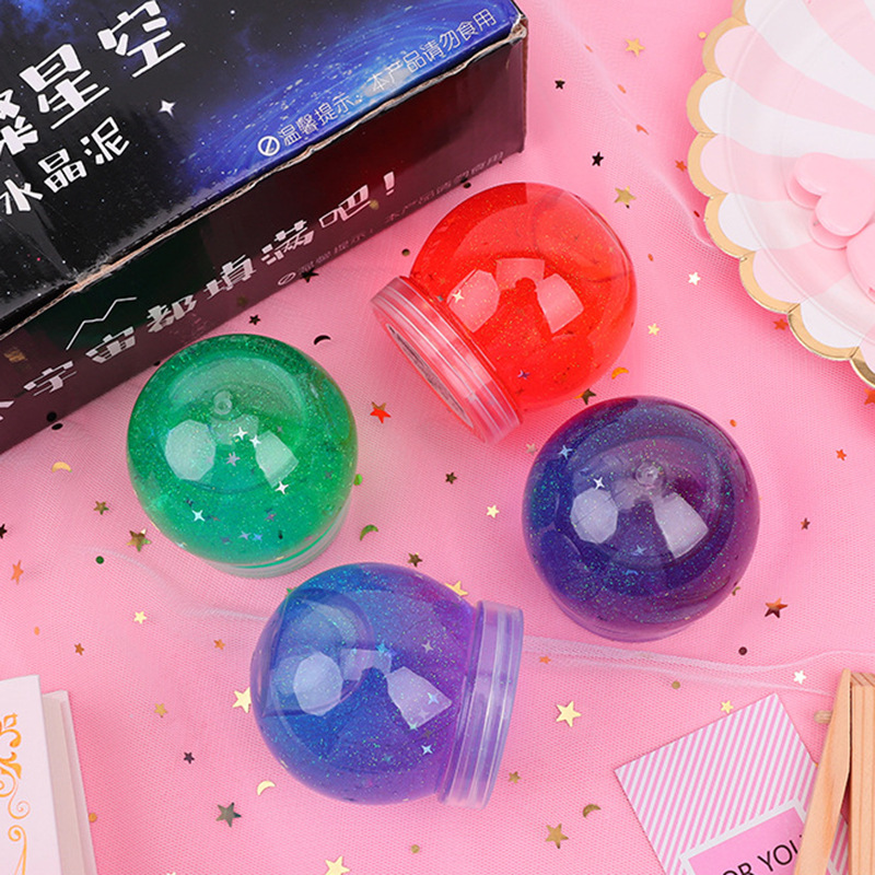 新款diy渐变色流沙彩泥套装水晶泥学生儿童趣玩休闲玩具水晶泥|ms