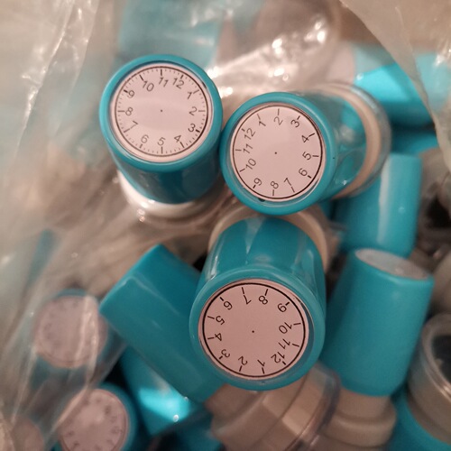 Primary School Teaching Clock Seal