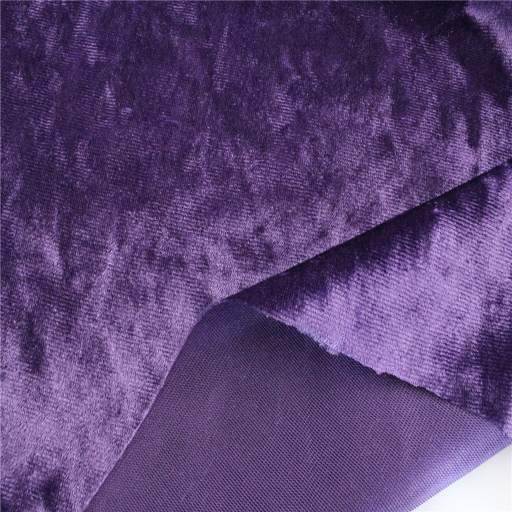 厂家直销涤氨冰花绒 2面弹 复合沙发布 欧式床头面料