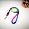 Nylon rope pet traction rope cats lead rope dog rope rainbow color traction rope