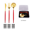 Removable constructor stainless steel, fork, spoon, handheld chopsticks, tableware for side table