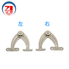 村久铁镀镍五金TX90-2工业门窗支撑杆机械设备移动分左右限位装置