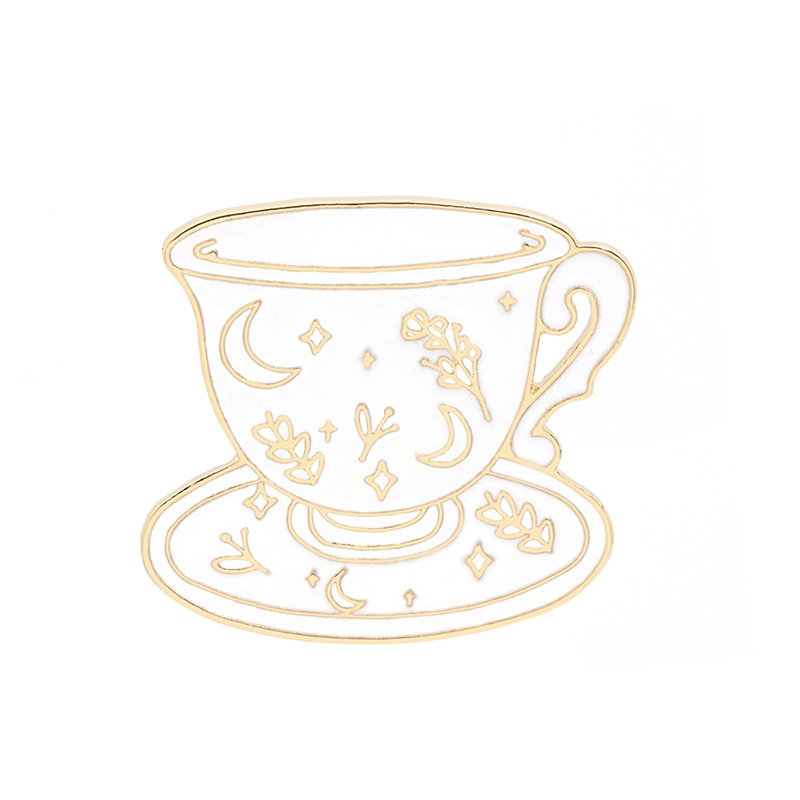 12g Weight No Inlaid Inlay Material Brooches Classification Anniversary, Business, Travel Occasion Alloy Material Cup Pattern Unisex Gender Simple Style Style Simple Style Pin Cup Alloy No Inlaid Unisex Brooches 8