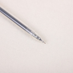 Hobby GP2001 Simple Transparent Push-button Sign Pen Full Needle Gauge Pushball Pen 0.5mm Push-button Pen Wholesale