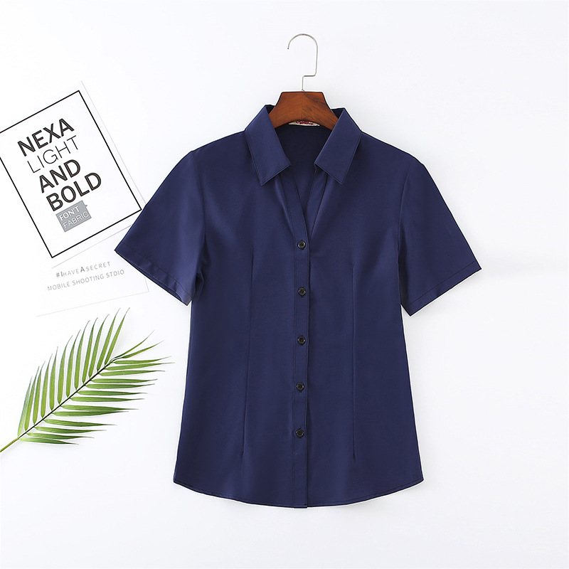 Chemisier en Coton extensible - Ref 3429454 Image 3