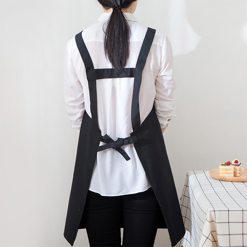 Estilo coreano moda cocina caliente pot tienda de flores frescas alimentos frescos supermercado chef TRABAJO ROPA delantal personalizado LOGO impresión