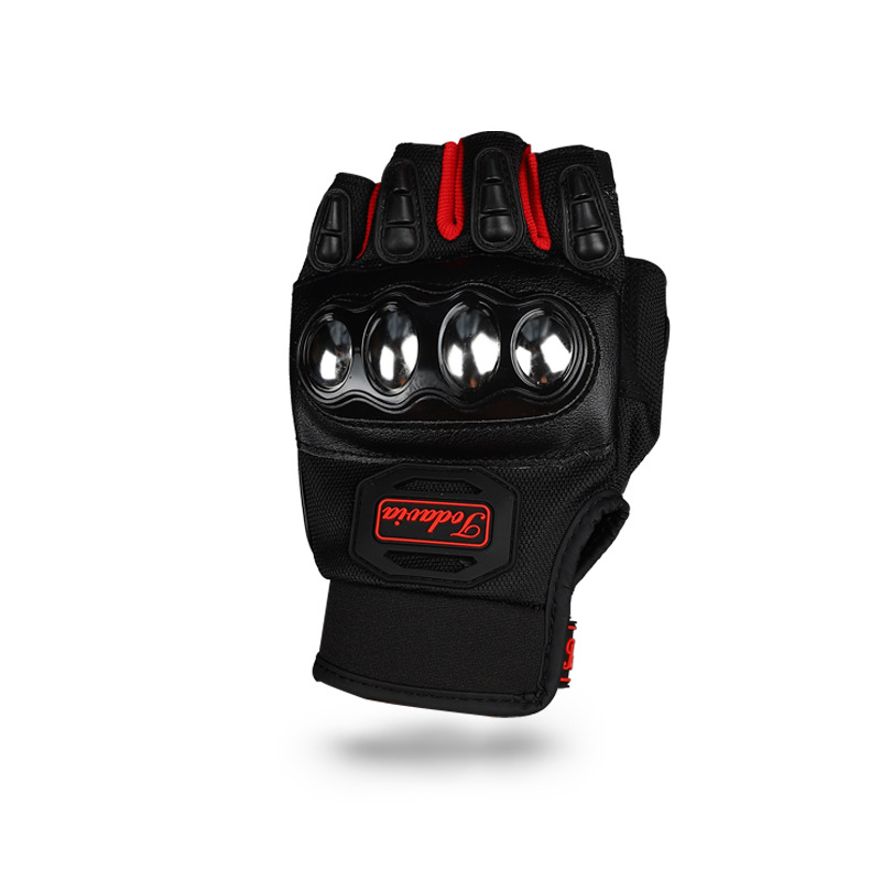 Nuevos guantes de motocicleta guantes de moto guantes de medio dedo puño protección off-road racing anti-DDoS resistente al desgaste
