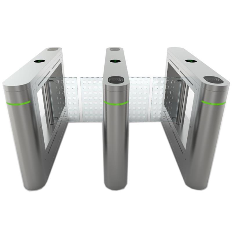 摆闸 防撞写字楼访客系统人行通道闸 人脸识别测温考勤一体机闸机|ms