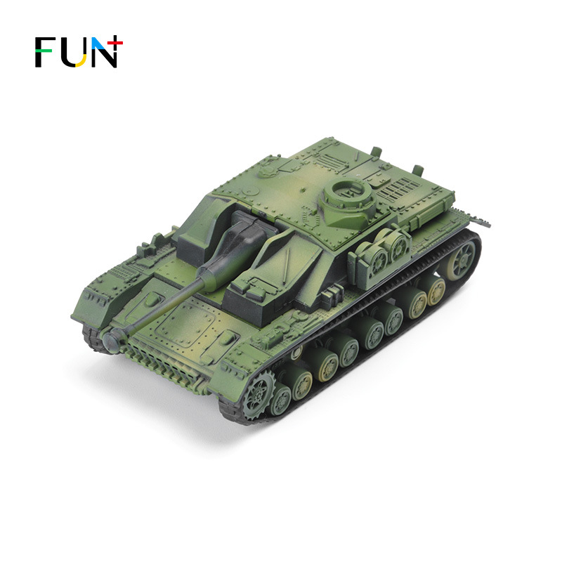 Lejia World War IIGerman Assault Gun IV1:72 Assembled Model Artillery Military Educational Building Blocks Assembly Toy