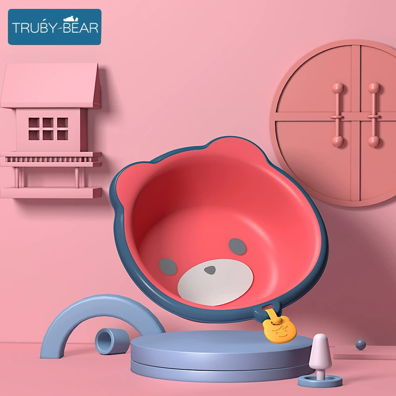 Детский умывальник, нескладной детский умывальник с рисунком медведя, детский умывальник, принадлежности для новорожденных