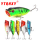 Small Popper Fishing Lures 65mm 10.5g Hard Plastic Baits Fresh Water Bass Swimbait Tackle Gear