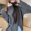 Lazy wind High collar sweater Easy 2020 Autumn and winter new pattern Large Socket thickening Korean Edition Sweater