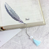 "Ancient Wind Book Sign" Classical Chinese style ancient style birthday small gift girl literary and creative metal feather book visa