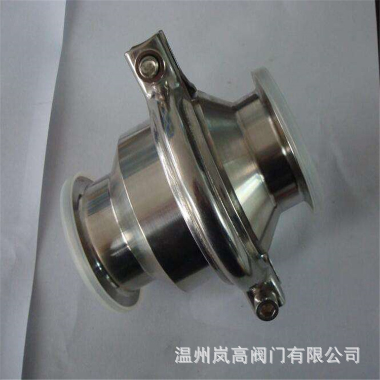 现货供应 卫生级快装止回阀 不锈钢材质 快装连接 管道连接 DN100