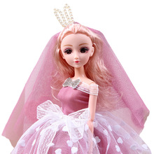 廠家直銷超大恆潮芭比公主搪膠娃娃套盒玩具45厘米迷糊洋娃娃掛件