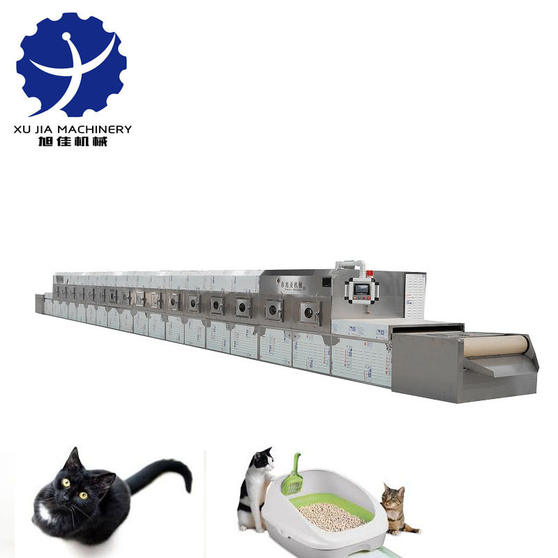 猫砂微波烘干设备 猫砂烘干灭菌