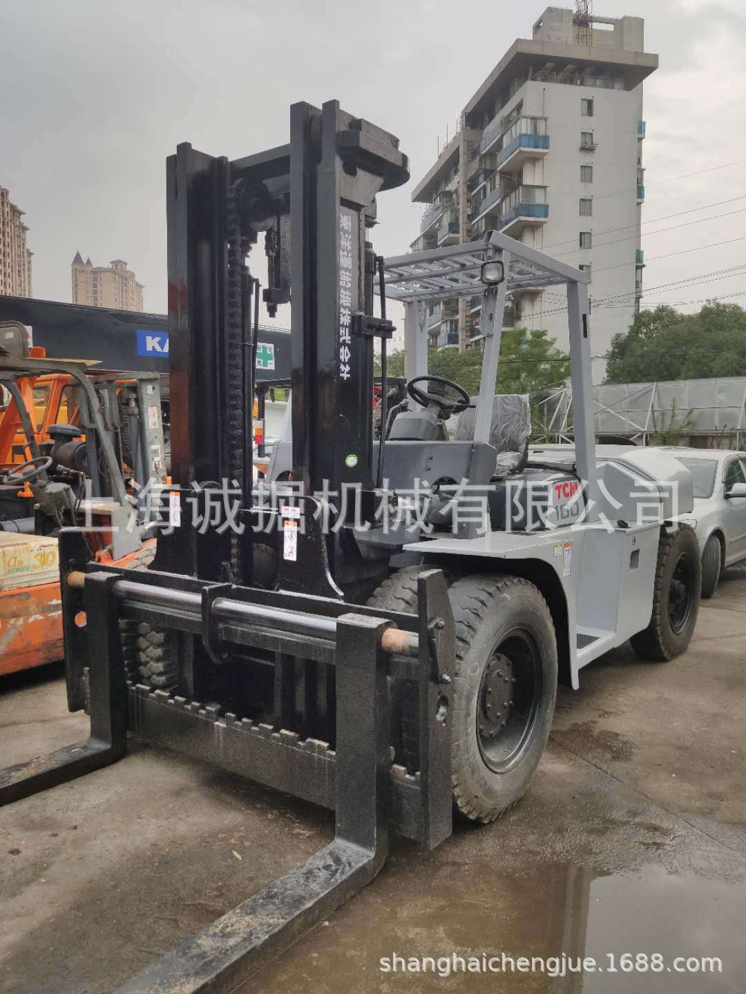 二手TCM10吨叉车  升高3米