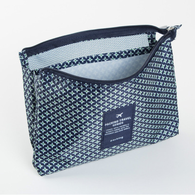 leisure time outdoors Sandy beach Bags Portable travel Cosmetics Storage bag double-deck printing light Wash and rinse Cosmetic