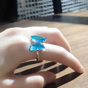 9g Weight Women'S Gender Fashion Pearl Rhinestone Alloy Ring Set 6