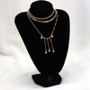 Necklace, pendant, chain for key bag , European style, simple and elegant design, suitable for import