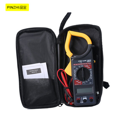 digital clamp meter 跨境DT266鉗形電流表交流鉗表數字萬用表