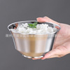 304 stainless steel diamond bowl household double -layer bowl anti -hot bowl large adult bowl children's anti -felling bowl