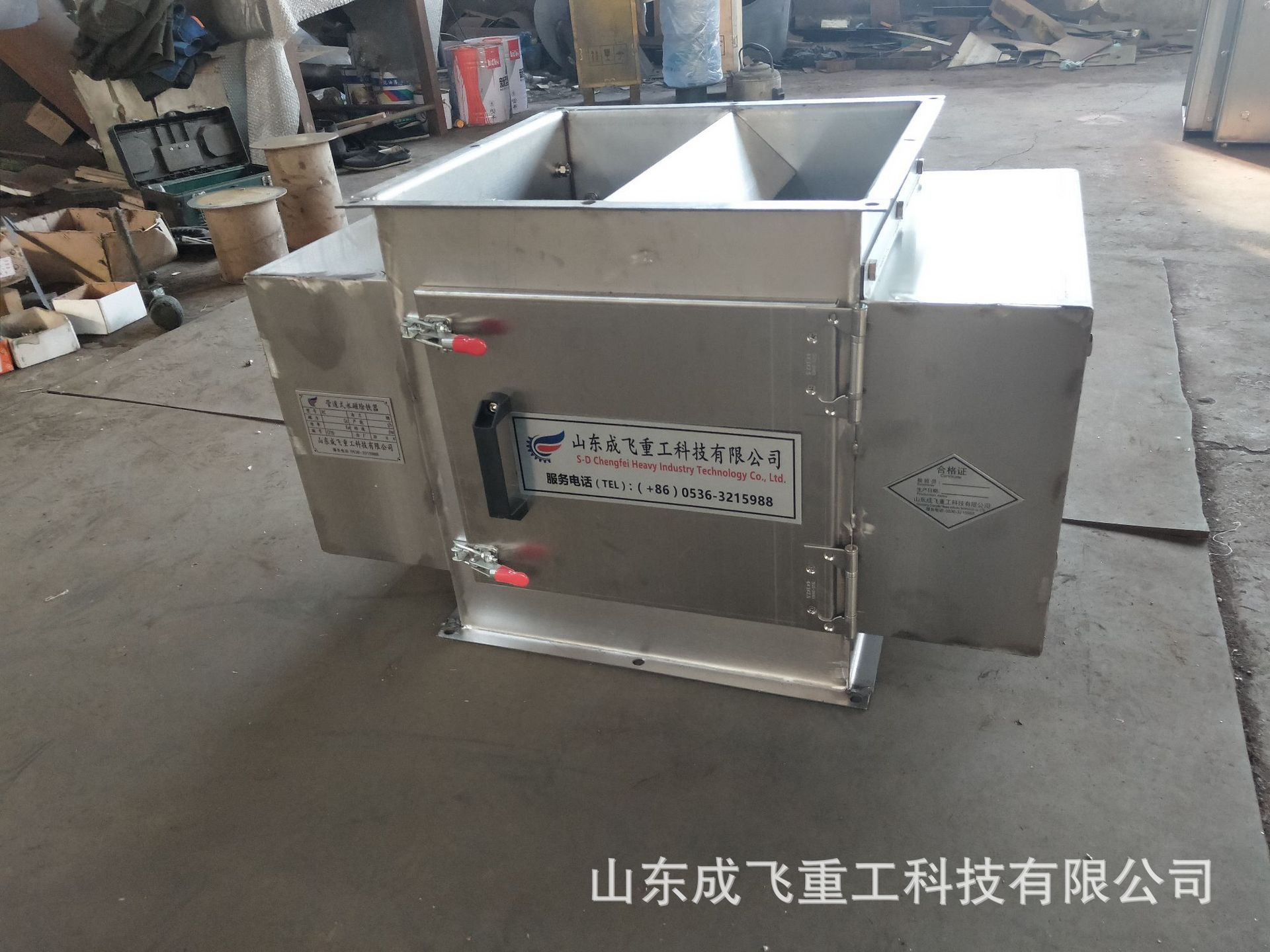 高品质 RCYA 管道式除铁器 管道式永磁除铁器 成飞制造