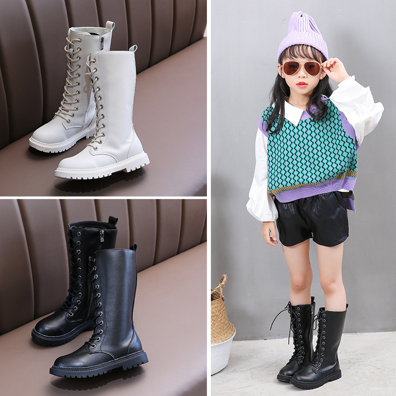 Girls' boots, children's shoes, 2021 aut...