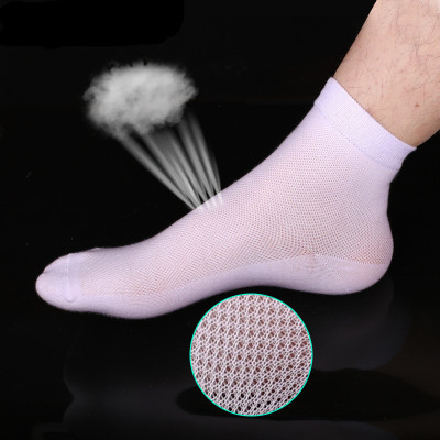 Men&#39;s Socks Spring and summer cotton 200N Mesh ventilation Sweat