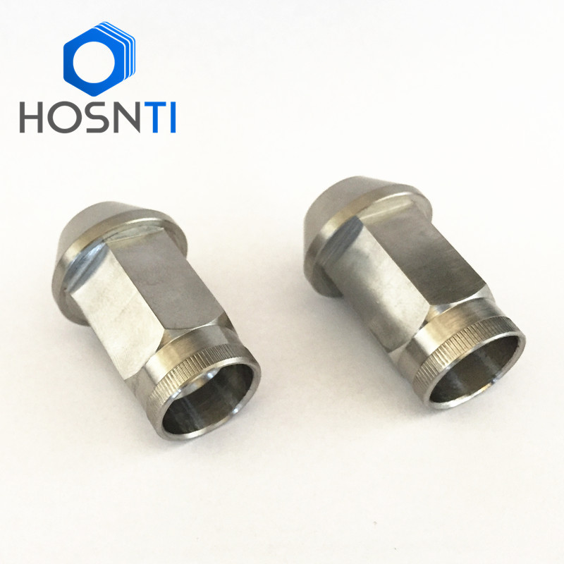 汽车轮毂钛螺母螺帽非标 钛轮毂螺丝螺栓 汽车改装钛配件来图定制