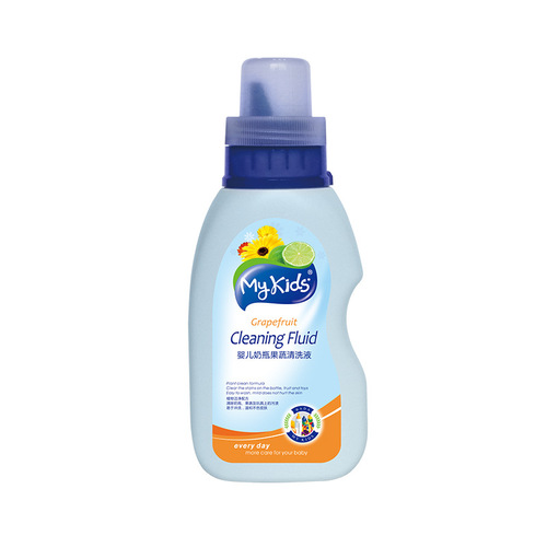 Baby bottle fruit and vegetable cleaning liquid baby bottle milk scale cleaning agent children's tableware toy cleaner 400ml