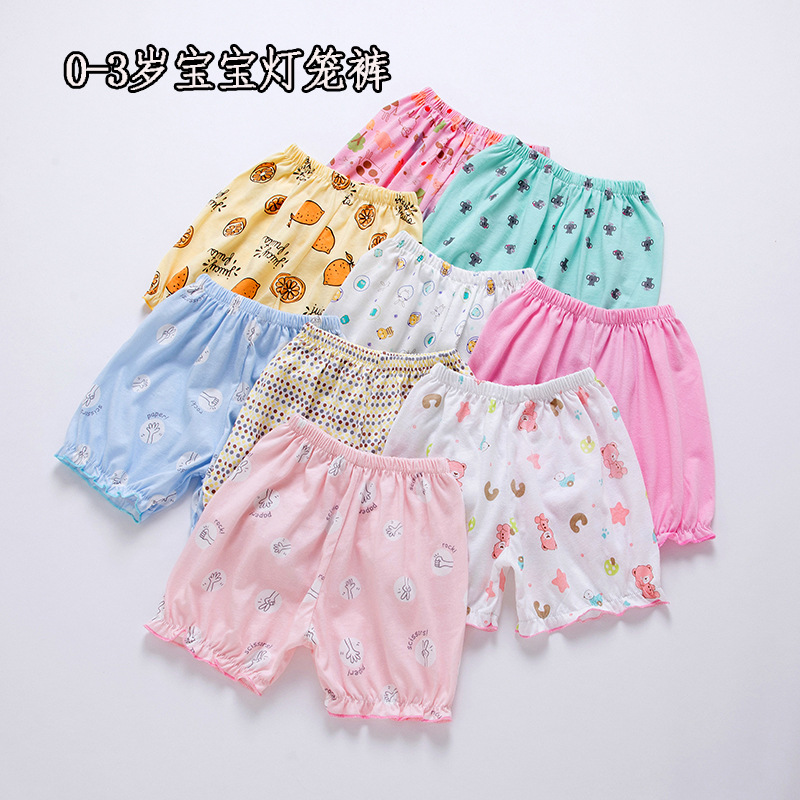 2020 new pattern cotton material lace girl Knickers baby pure cotton printing shorts Children's clothing wholesale Factory direct sales