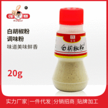 白胡椒粉 青辣椒粉末状调味品 实体小店商用厨房白胡椒粉20g