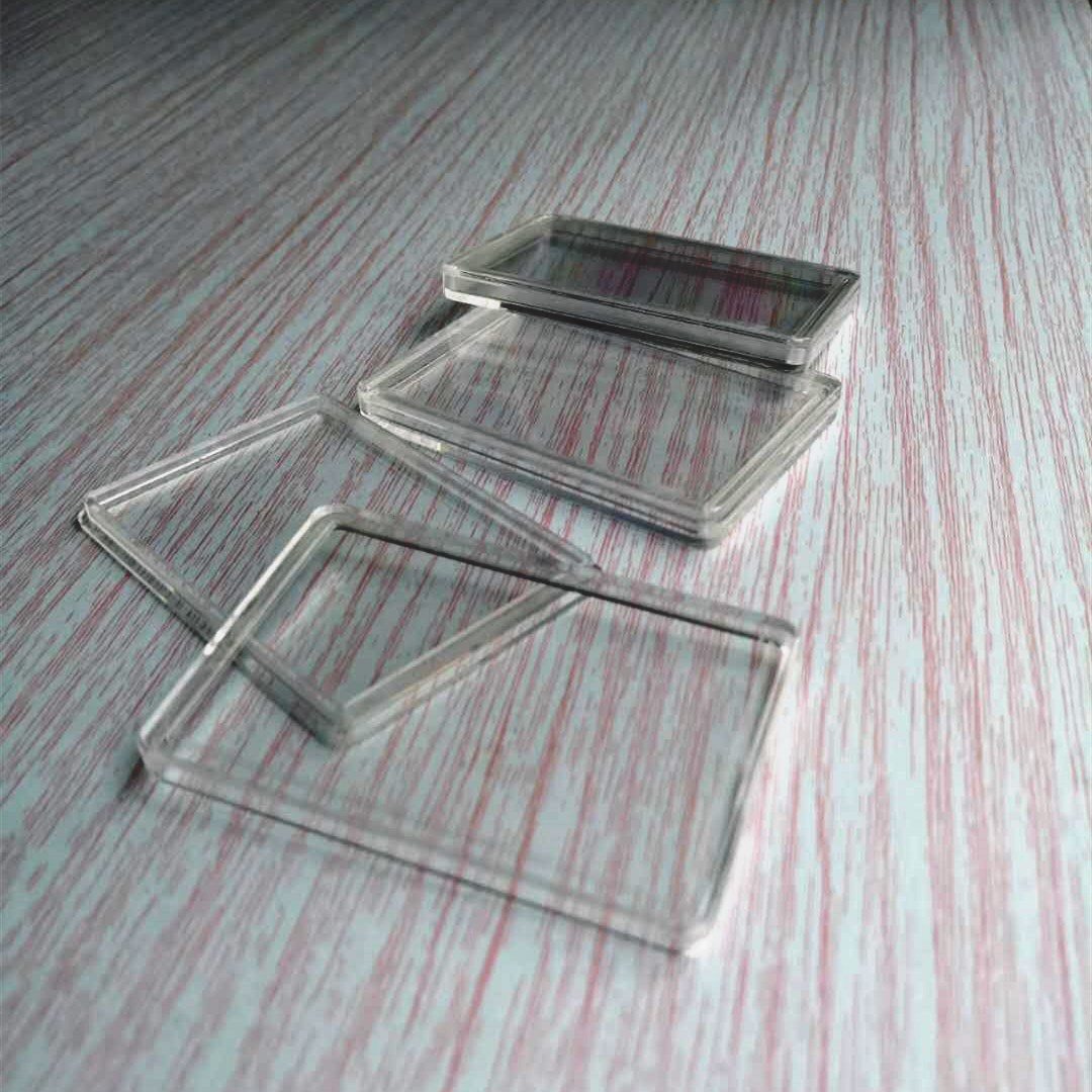 内径40mmx60mm亚克力壳子 长方形 金银条盒 透明塑料 保护盒 直销
