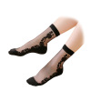 Autumn socks, glossy ultra thin crystal, Korean style, mid-length, plus size