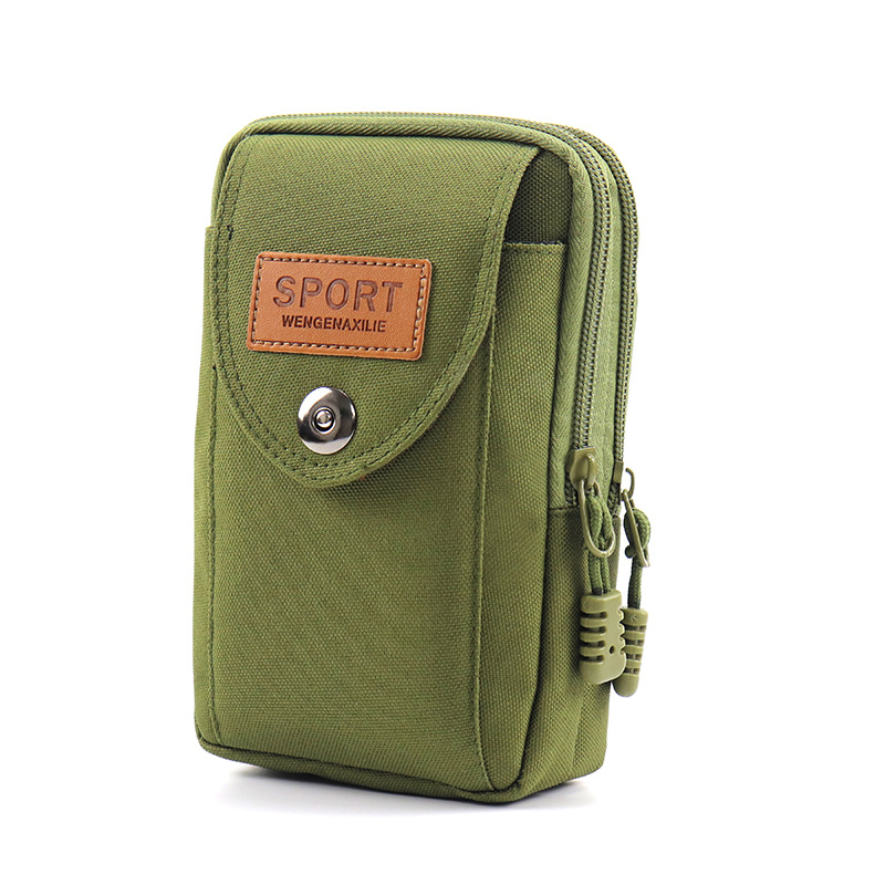 Teléfono móvil bolso de la cintura cinturón de los hombres caja del teléfono móvil impermeable al aire libre deportes cinturón multifuncional teléfono móvil bolsa vertical bolso colgante hombres