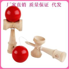 Export to the United States competitive games use beech wood large size skill ball sword ball sword jade multiple colors available