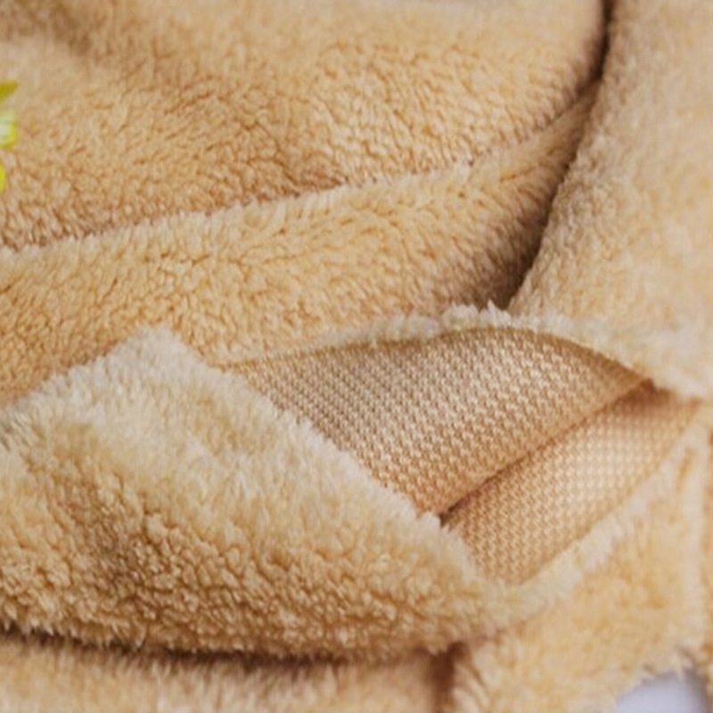 舒棉绒针织纬编素色染色全涤仿羊羔绒梳棉绒舒棉绒布服装毛毯面料