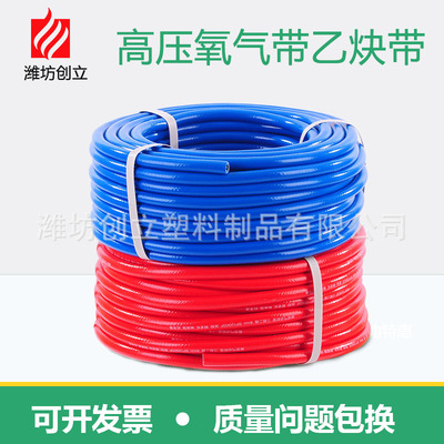 列普佑斯 三胶两线光面氧气带乙炔带8mm6mm10mm 6MPa高压橡塑胶管