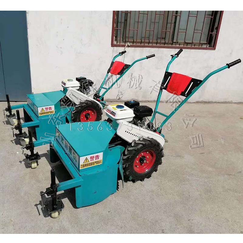 手推式农田割草机 小型割草机多用途开荒碎草机 秸秆手推式还田机