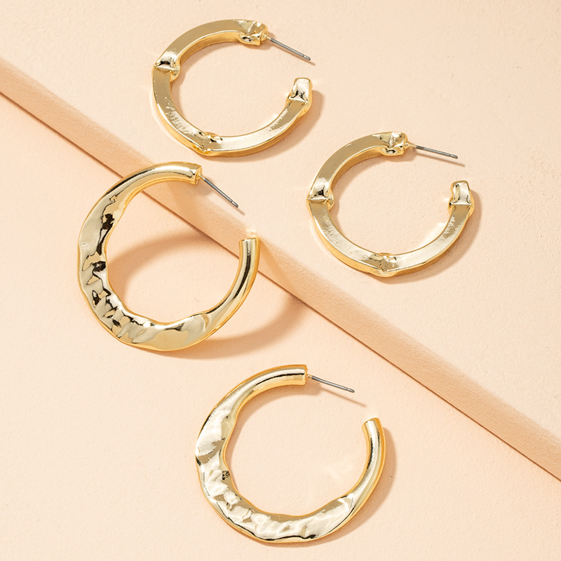 Alloy C-shaped Earrings display picture 5