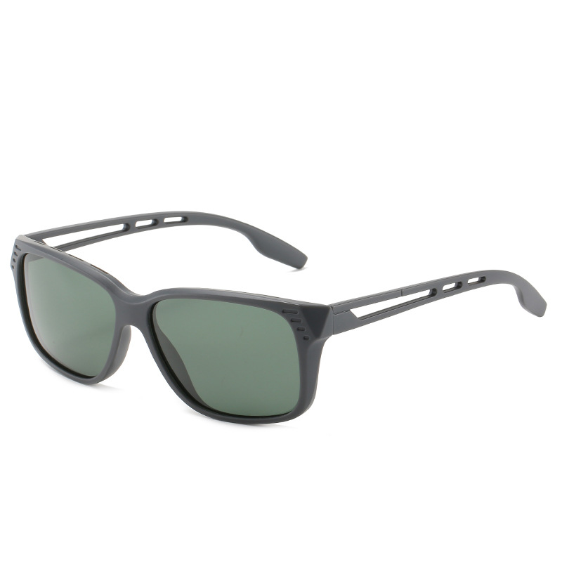 Nuevo marco completo deportes gafas de sol polarizadas hombres de conducción gafas de sol huecas ventas directas de la fábrica transfronteriza