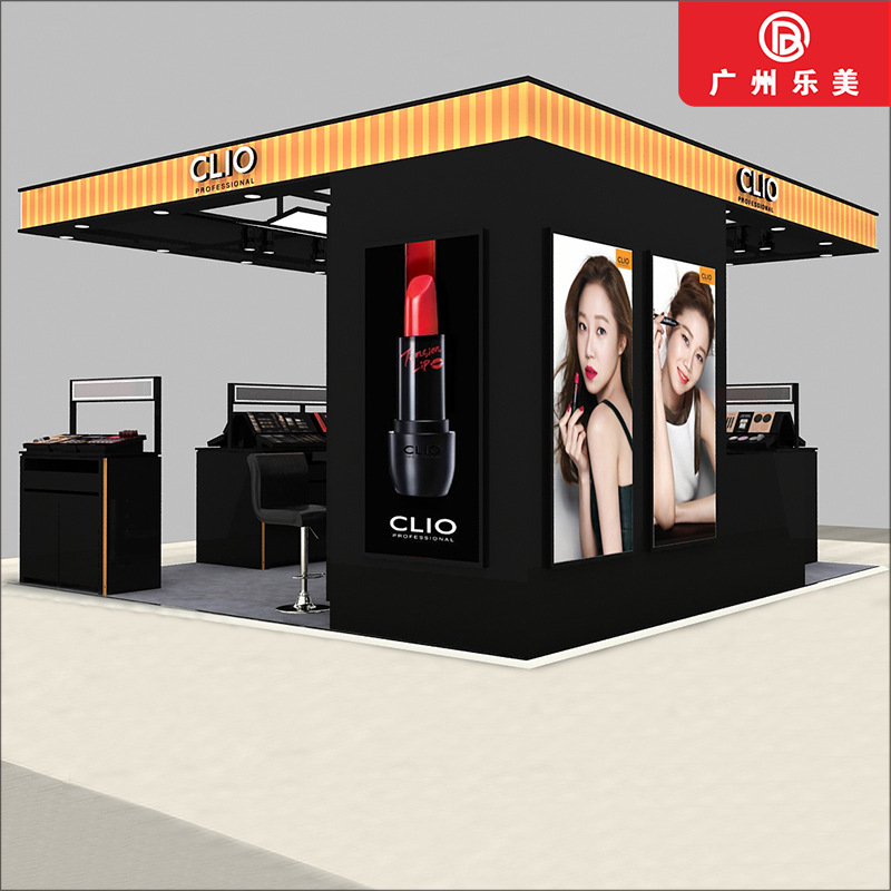 广州商场化妆品展示柜厂家直供口红架护肤柜体验台彩妆柜厂家直销