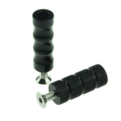 A generation of motorcycle locomotive modified to raise the pedal accessories small foot posts (Motorcycle Safety Supplies) - -black